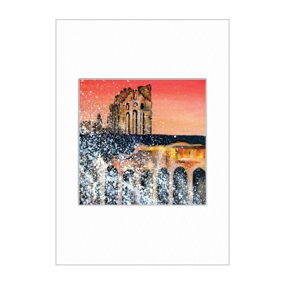 Tynemouth Priory Mini Print A4